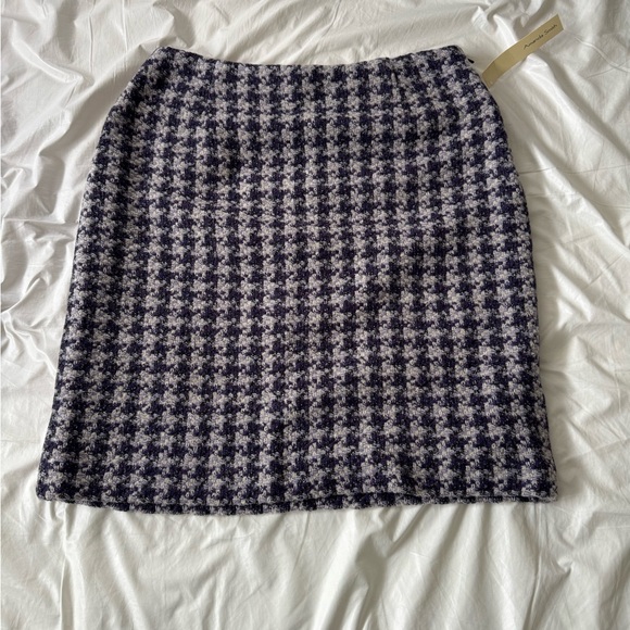 Amanda Smith Dresses & Skirts - Amanda Smith Tweed Skirt Womens 12 Purple White Career Pencil Skirt